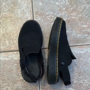 Dr. Martens Black Slip-On Shoes